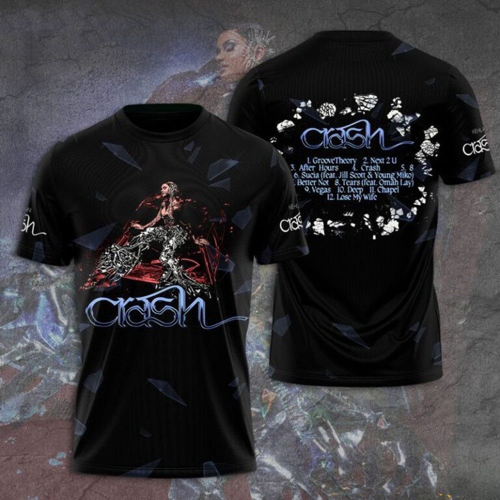 Kehlani Crash Tour Schedule 3D Shirt Gifts For Music Fans