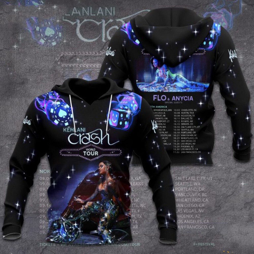 Kehlani Crash Tour Schedule Fans Lover Hoodie Gifts For Men Women