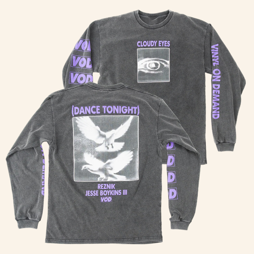 Keinemusik Merch Vod Cloudy Eyes Long Sleeve T-Shirt Gifts For Husband