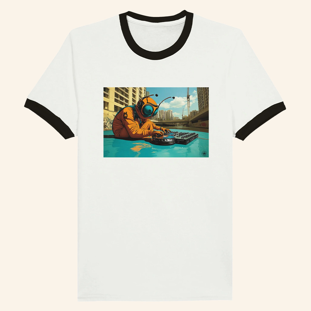 Kelly Boesch Art Merch Urban Bug DJ Groove In The City T-Shirt Gifts For Friends