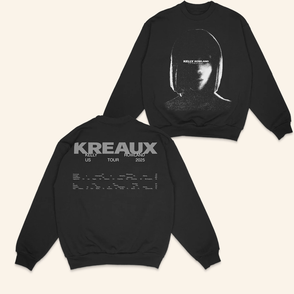 Kelly Rowland Merch Kreaux Crewneck Sweatshirt Best Gifts For Music Lovers Kelly Rowland Merch Kreaux Crewneck Sweatshirt Best Gifts For Music Lovers