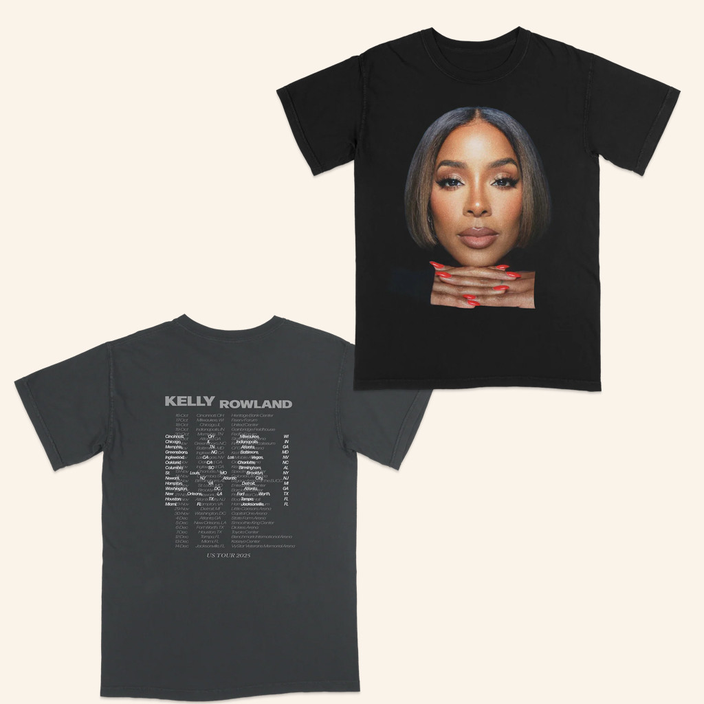 Kelly Rowland Merch Photo Tour T-Shirt Christmas Gifts For Sister Kelly Rowland Merch Photo Tour T-Shirt Christmas Gifts For Sister