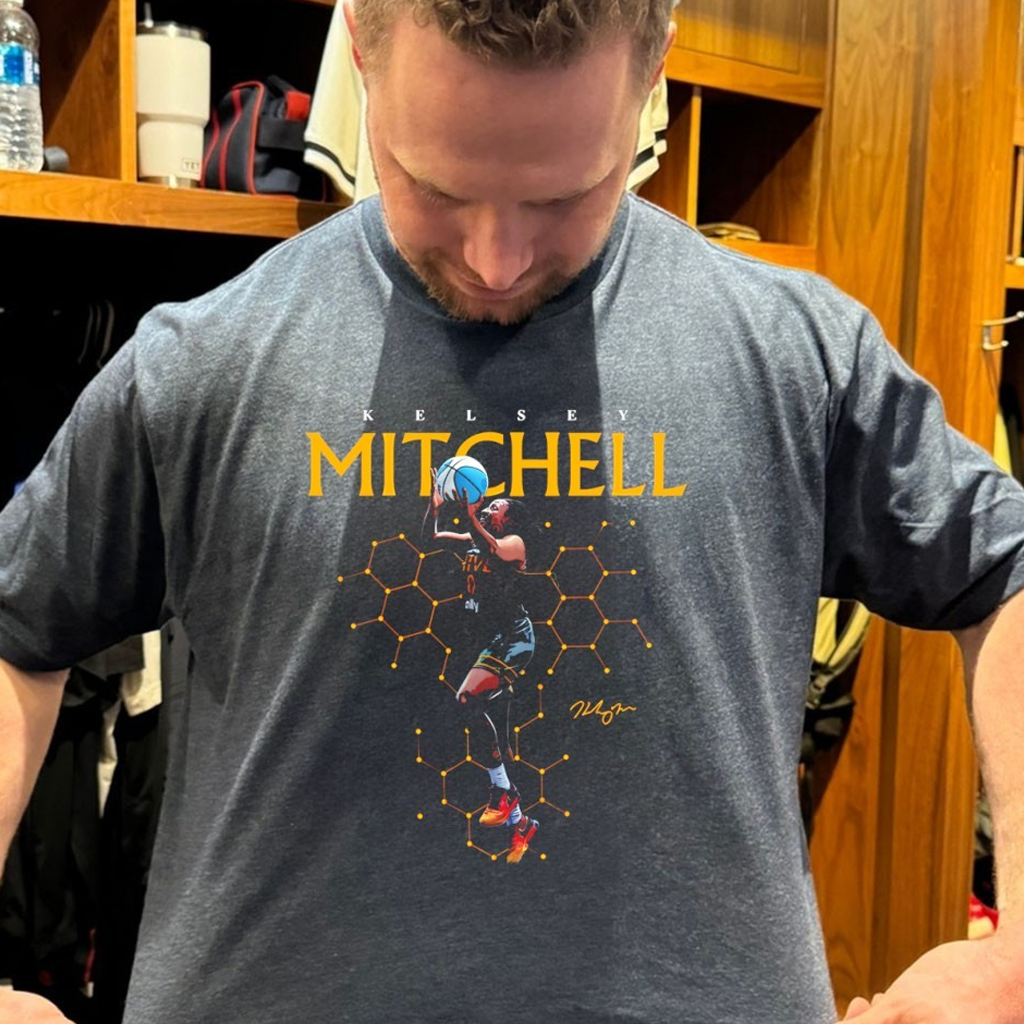 Kelsey Mitchell Indiana Fever Unrivaled Basketball Signature Graphic Shirt Gifts For Brother