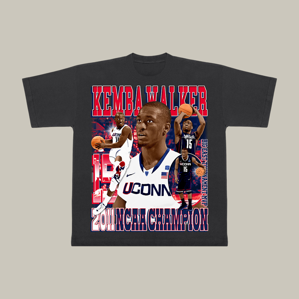 Kemba Walker UConn Huskies 2026 NCAA Basketball Final Four T-Shirt Basketball Clothes