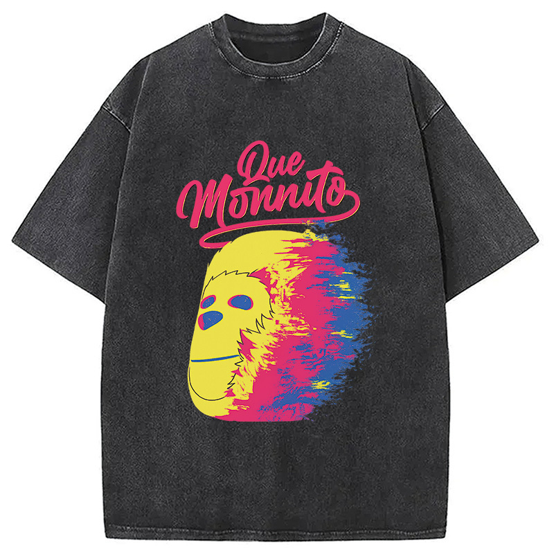 Kemonito What A Monkey Washed T-Shirt Funny Quote Unisex Shirt Gifts For Her Kemonito What A Monkey Washed T-Shirt Funny Quote Unisex Shirt Gifts For Her