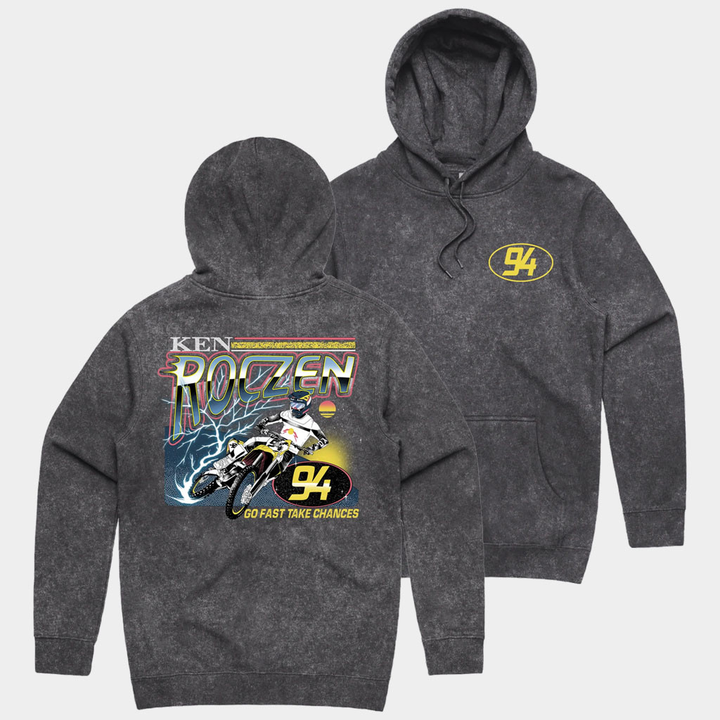 Ken Roczen Merch Speedway Wash Hoodie 94 Ken Roczen Go Fast Take Chances Hoodie Him Gifts-1