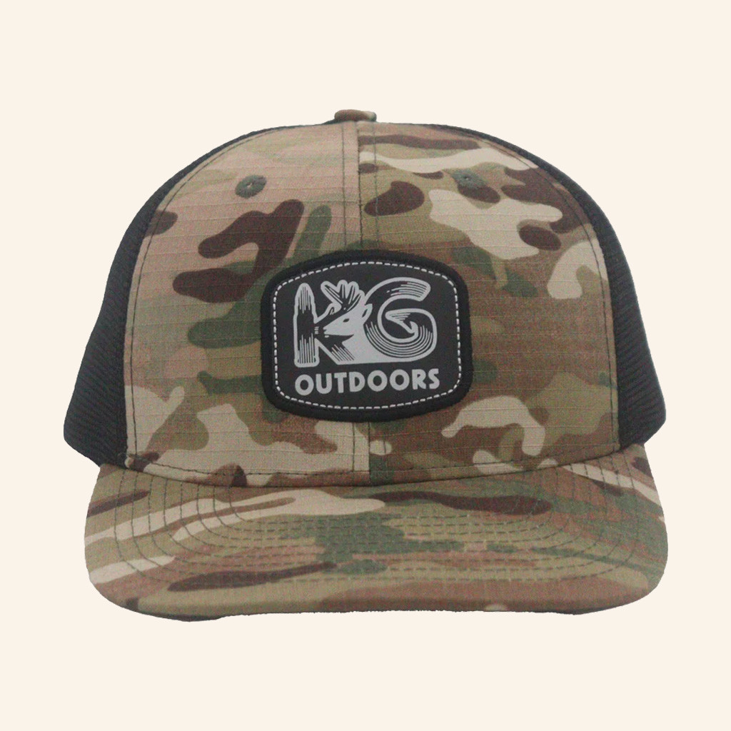 Kendall Gray Merch KG Outdoors Camo Snapback Trucker Hat Gifts For Dad