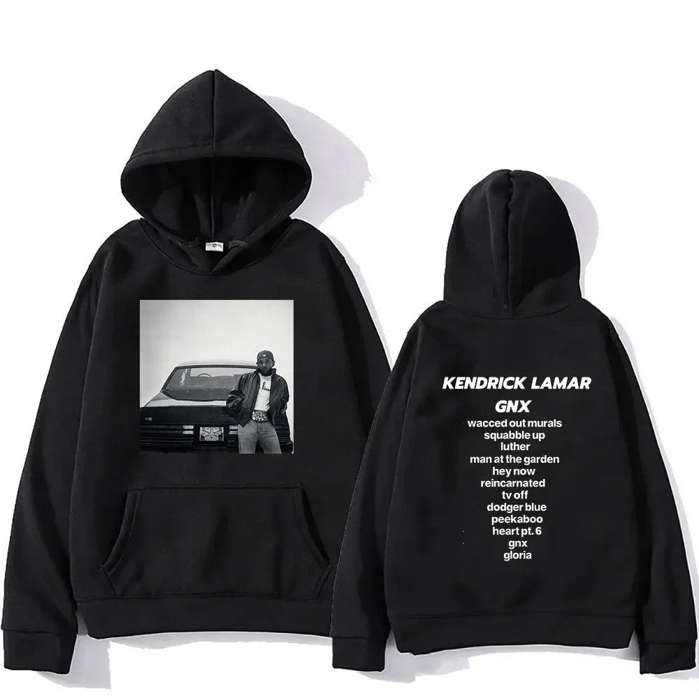 Kendrick And SZA Merch GNX Kendrick Lamar Graphic Hoodie Best Gifts For Music Lovers