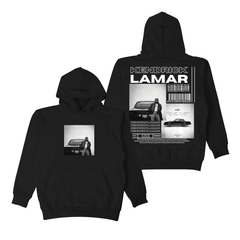 Kendrick GNX Tour Merch Hoodie Kendrick Lamar GNX Hoodie Album Grand National Tour Merch