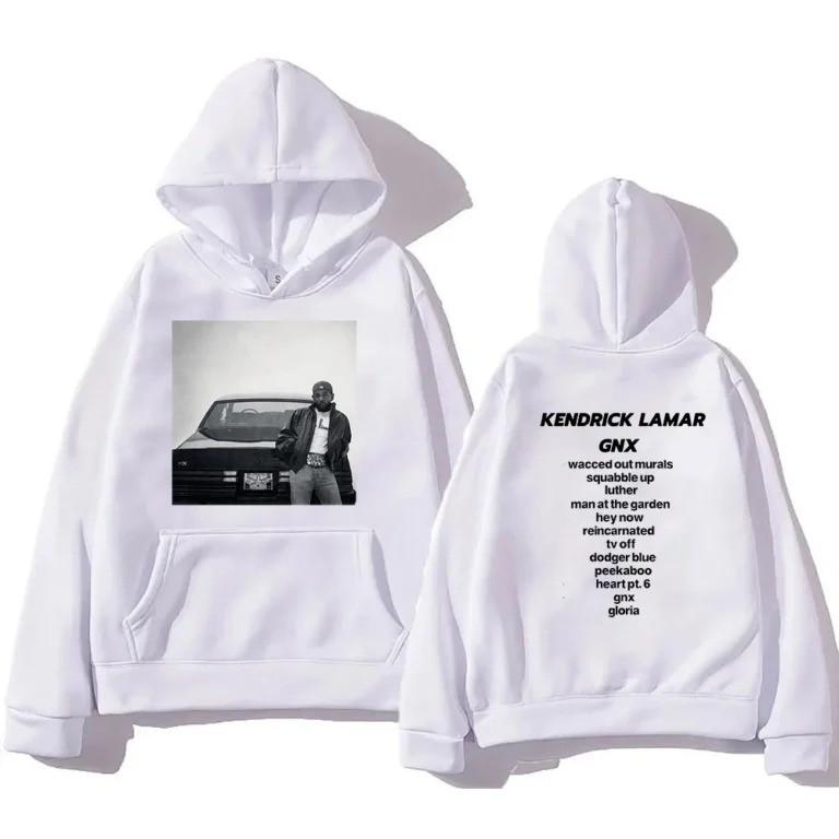 Kendrick GNX Tour Merch Kendrick Lamar Album GNX Hoodie Grand National Tour Merch