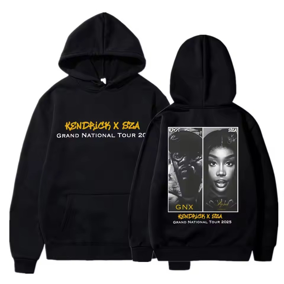 Kendrick Lamar And Sza Grand National Tour 2025 Merch Hoodie Clothing Gifts For Fans