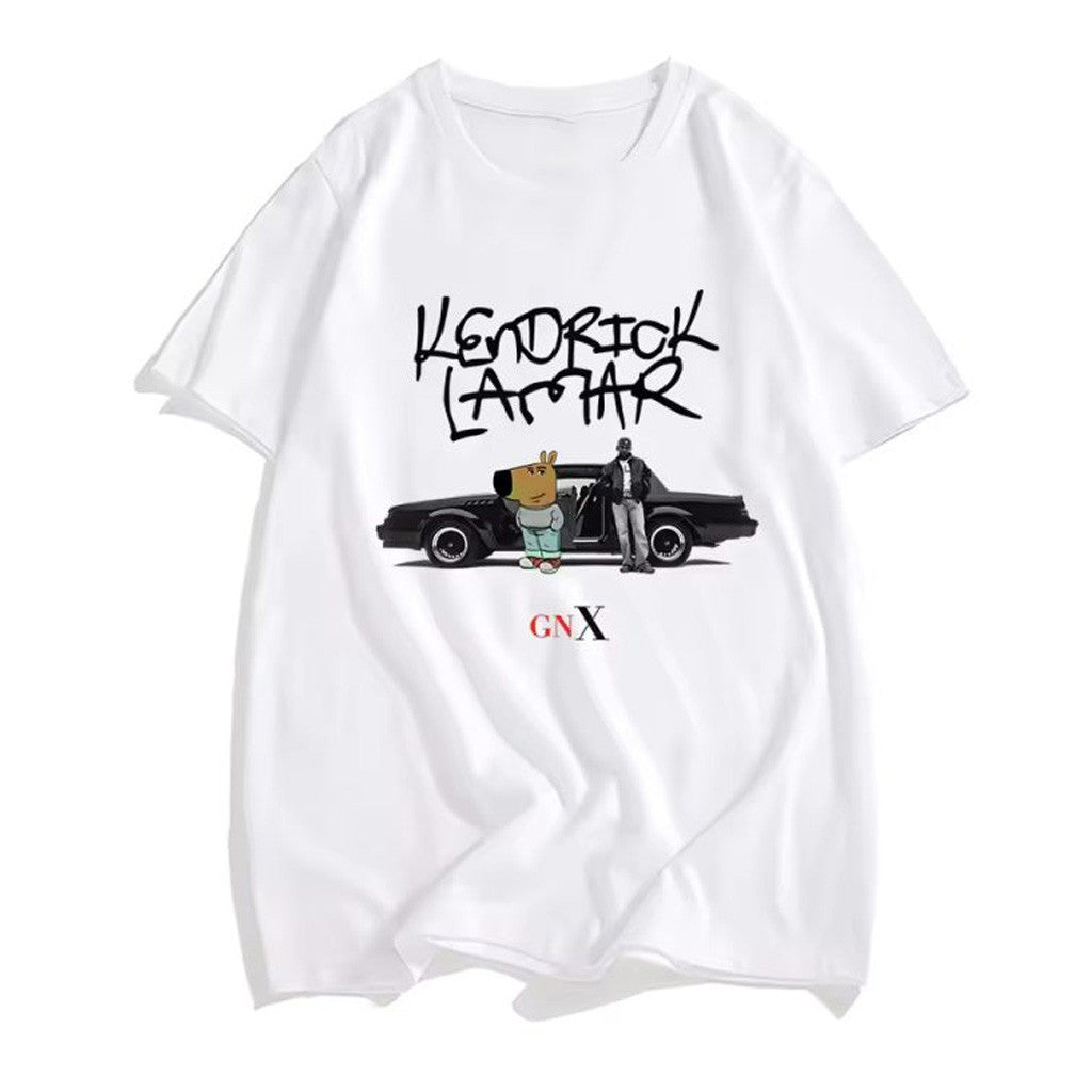 Kendrick Lamar GNX Album Graphic Print Shirt Kendrick Lamar GNX Album Graphic Print Shirt