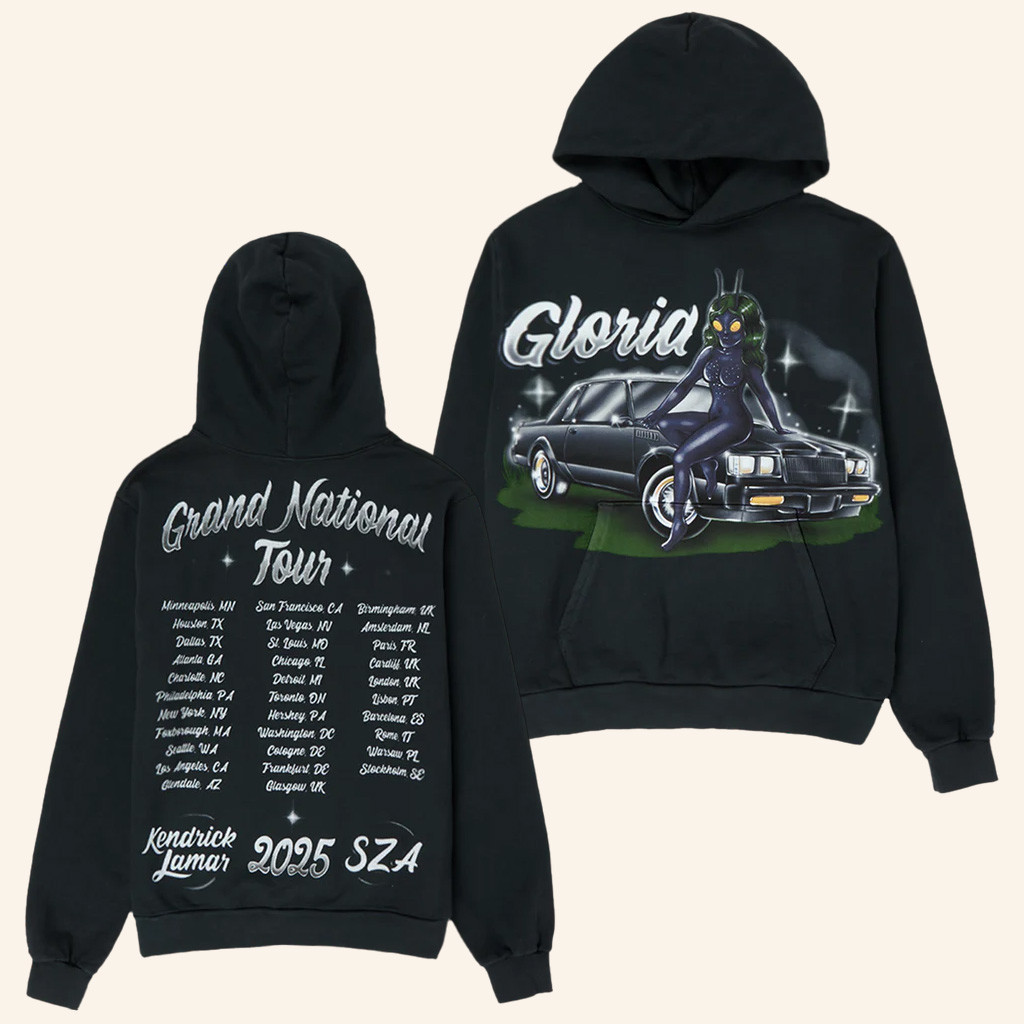 Kendrick Lamar Merch GNT Gloria Bug Tour 2025 Hoodie Gifts Ideas For Rap Lovers