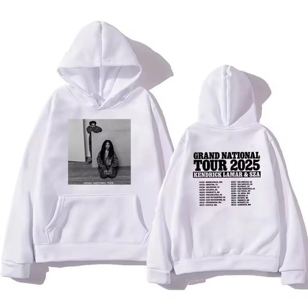 Kendrick Lamar Merch Grand National Tour 2025 Hoodie Kendrick Lamar And SZA Hoodie Kendrick Lamar Merch Grand National Tour 2025 Hoodie Kendrick Lamar And SZA Hoodie