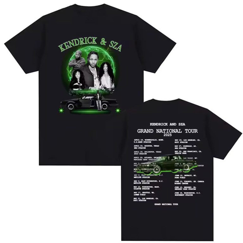 Kendrick Lamar Merch Kendrick And SZA Grand National Tour 2025 T-shirt Gifts For Him