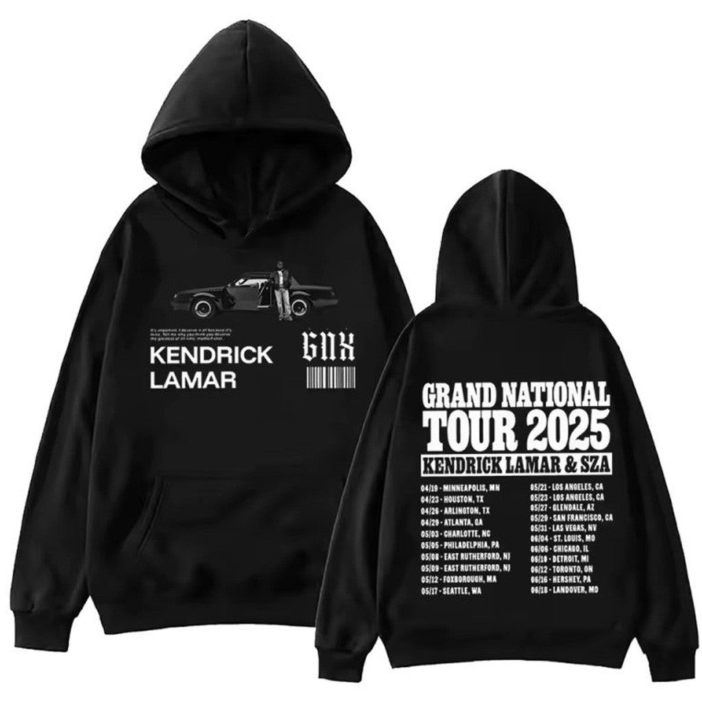 Kendrick Lamar Merch Kendrick Grand National Tour 2025 GNX Album Hoodie Music Lover Gifts For Him