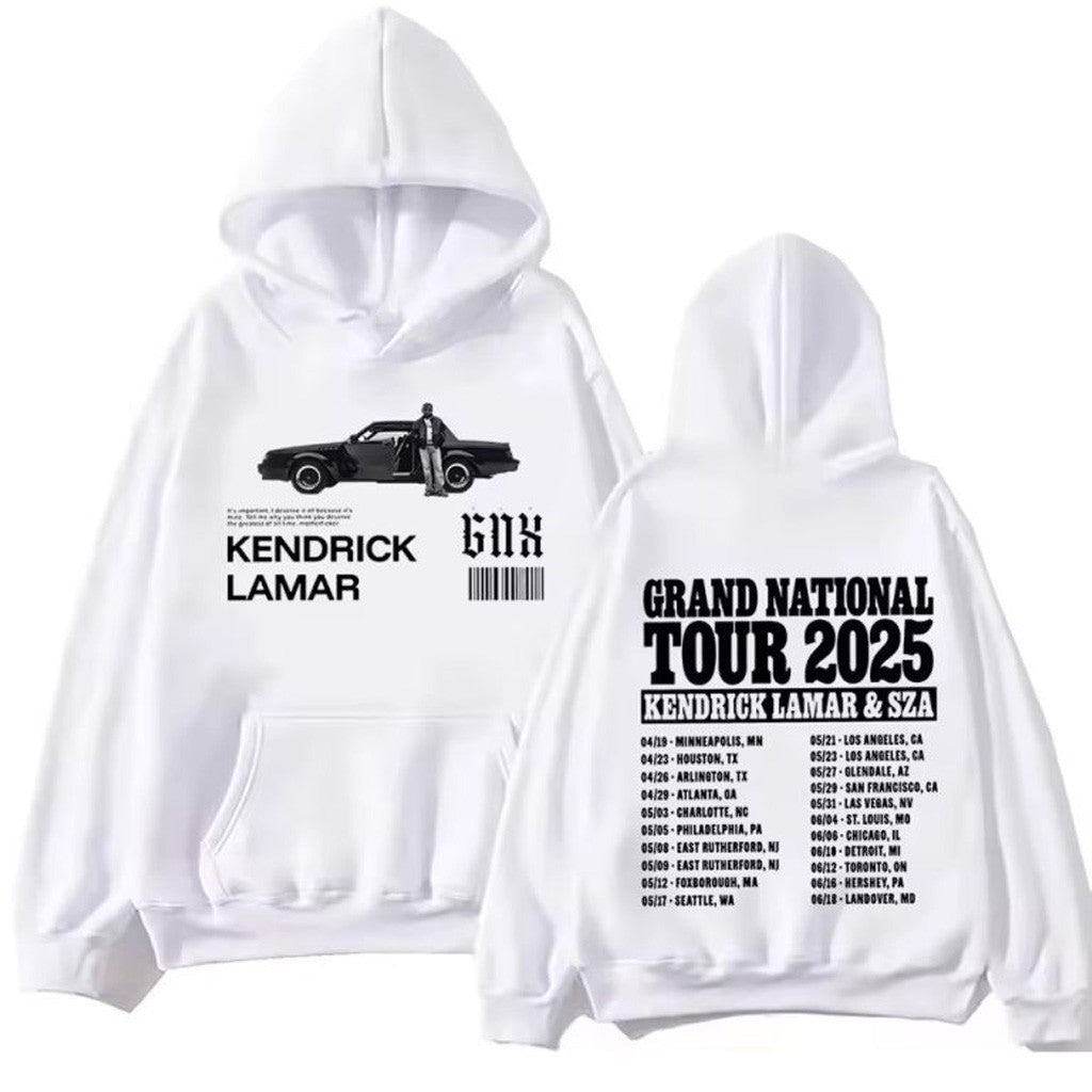 Kendrick Lamar Merch Kendrick Grand National Tour 2025 GNX Album Hoodie Music Lover Gifts For Him