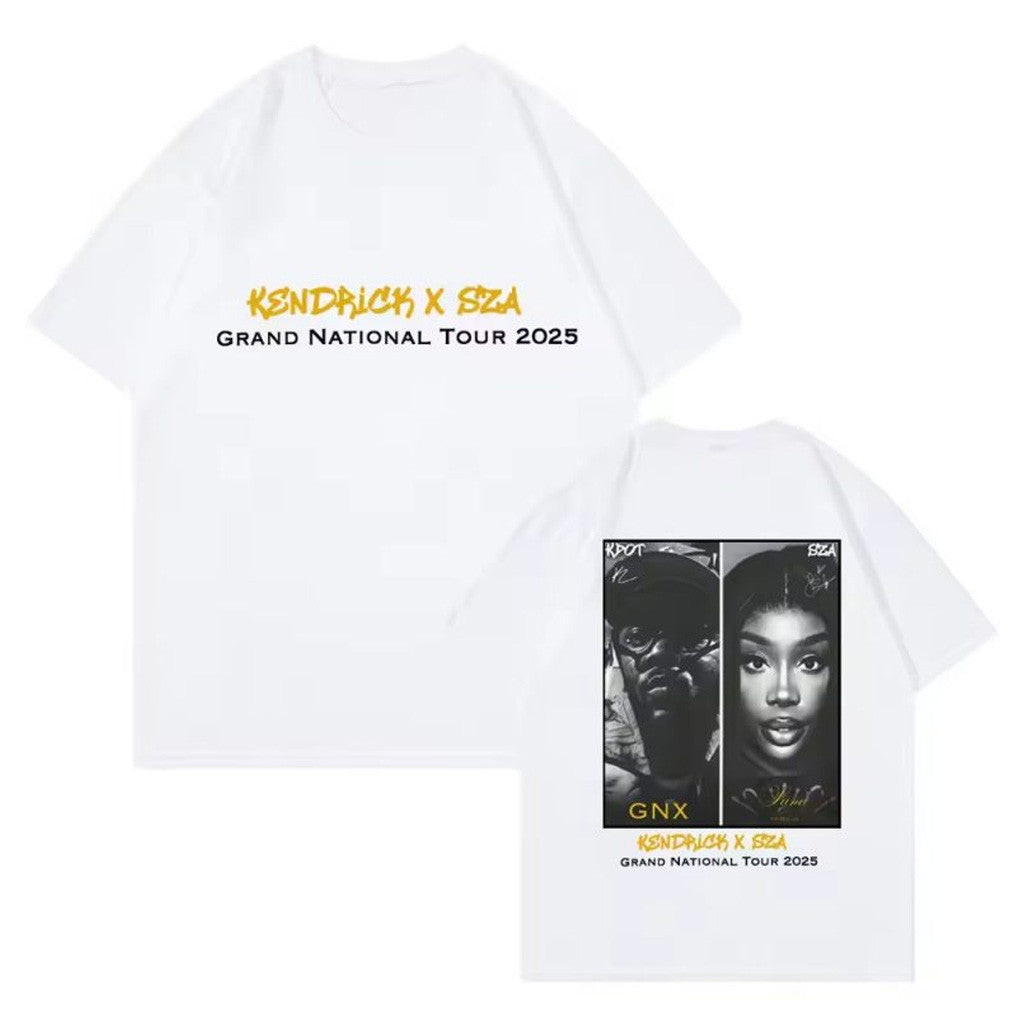 Kendrick Lamar Merch Kendrick Lamar And Sza Shirt Grand National Tour 2025 T-Shirt Fans Gifts Kendrick Lamar Merch Kendrick Lamar And Sza Shirt Grand National Tour 2025 T-Shirt Fans Gifts