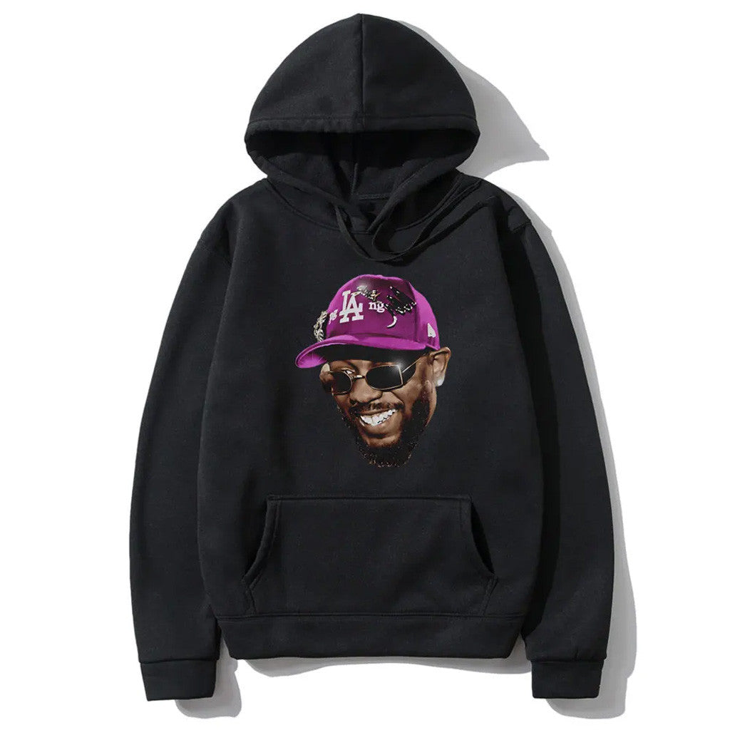 Kendrick Lamar Merch Kendrick Lamar Big Head Graphic Hoodie Music Lovers Gifts Kendrick Lamar Merch Kendrick Lamar Big Head Graphic Hoodie Music Lovers Gifts