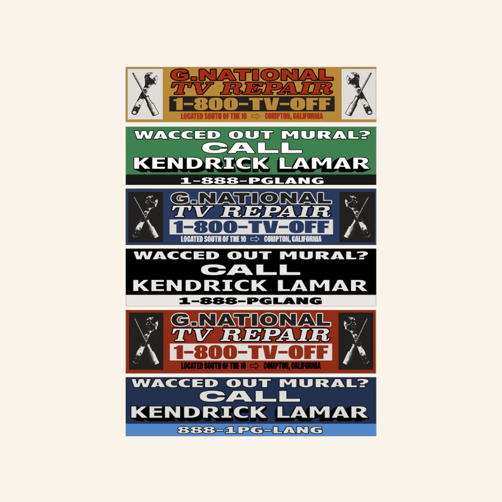 Kendrick Lamar Merch Kendrick Lamar Bumper Poster Home Decor Best Gifts For Rap Lovers