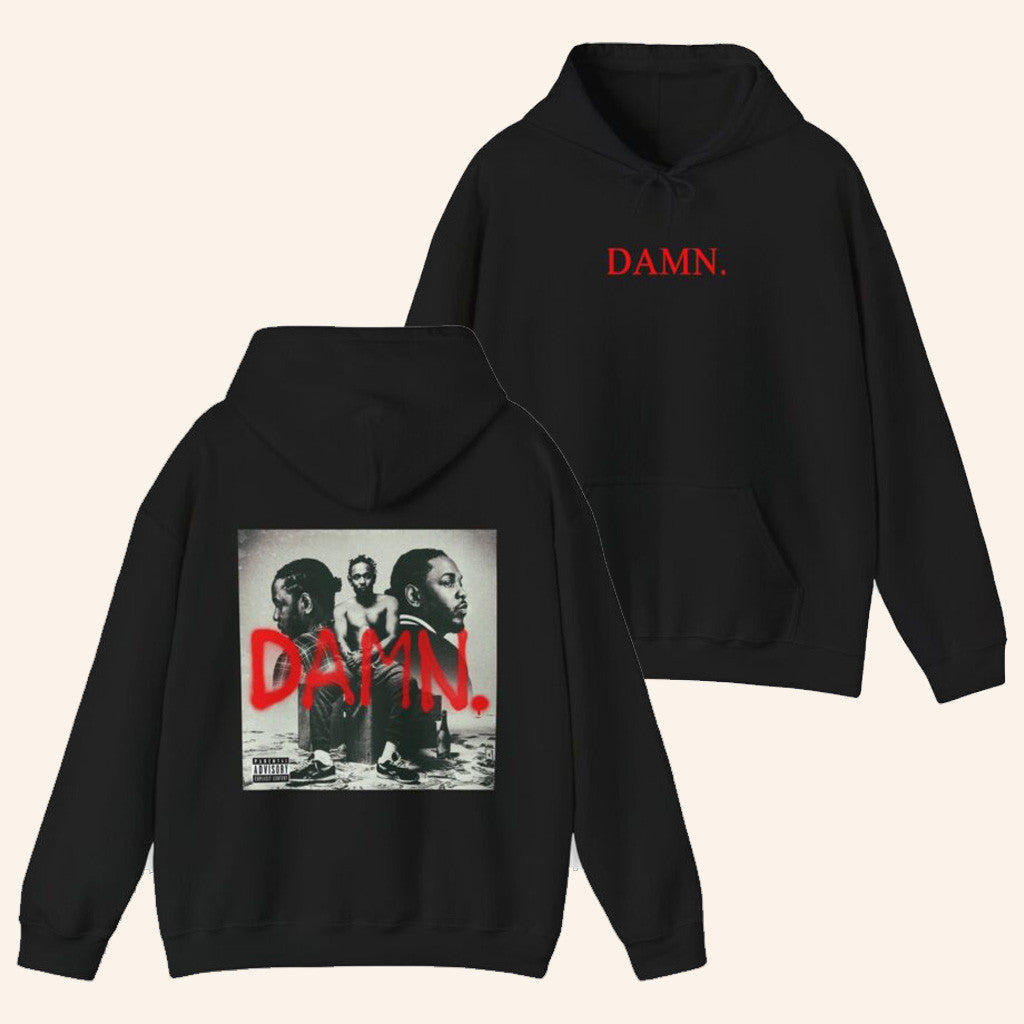 Kendrick Lamar Merch Kendrick Lamar DAMN Album Hoodie Gifts For Music Enthusiasts