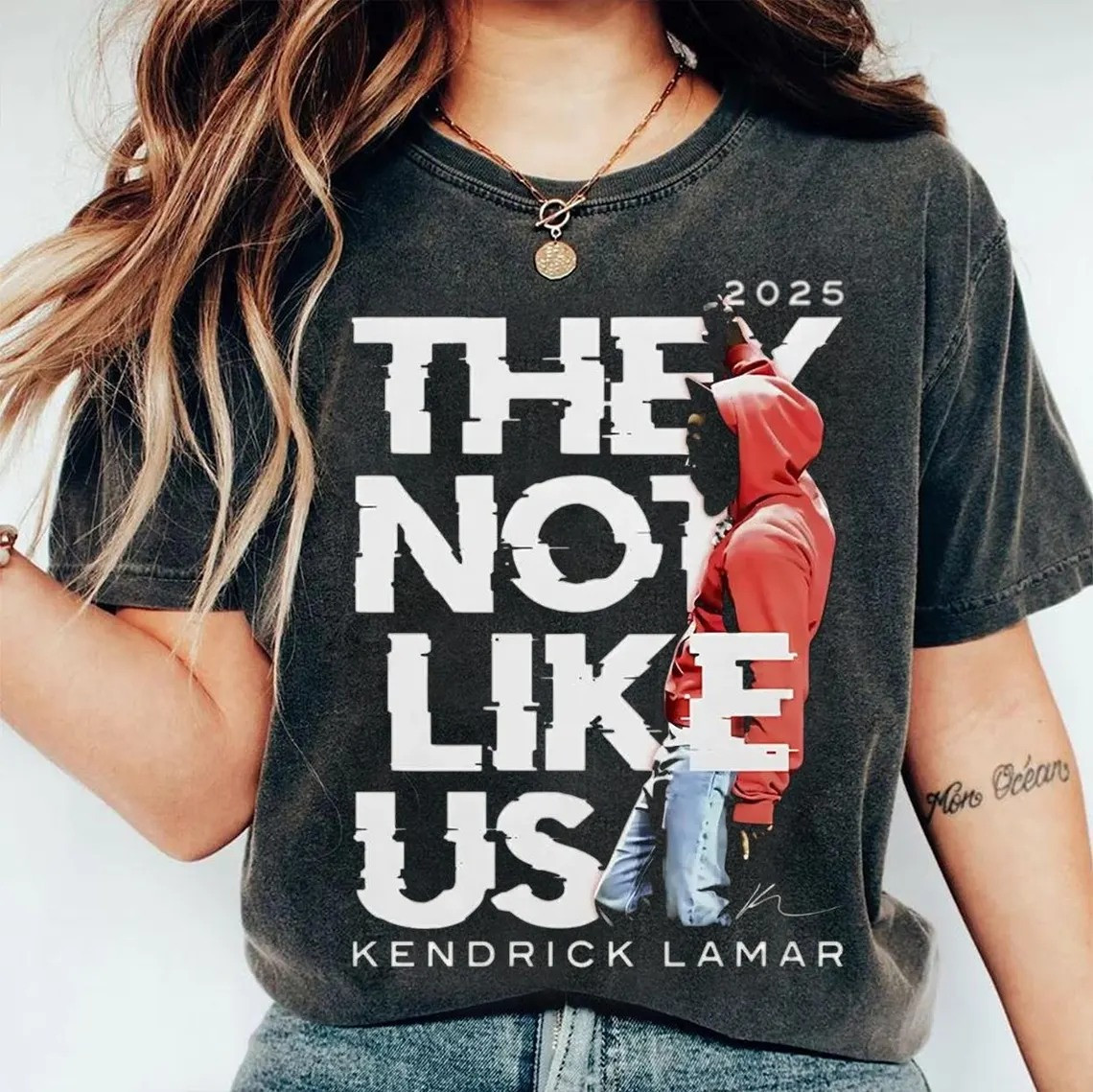 Kendrick Lamar They Not Like Us Super Bowl Halftime T-Shirt 2025 Best Fan Merch Gifts