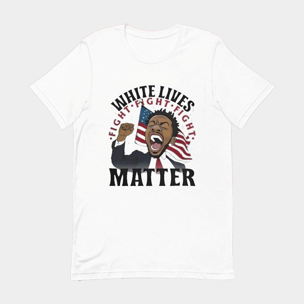 Kendrick Lamar White Lives Matter Shirt American Flag T-Shirt Kendrick Lamar Merch Fan Gifts