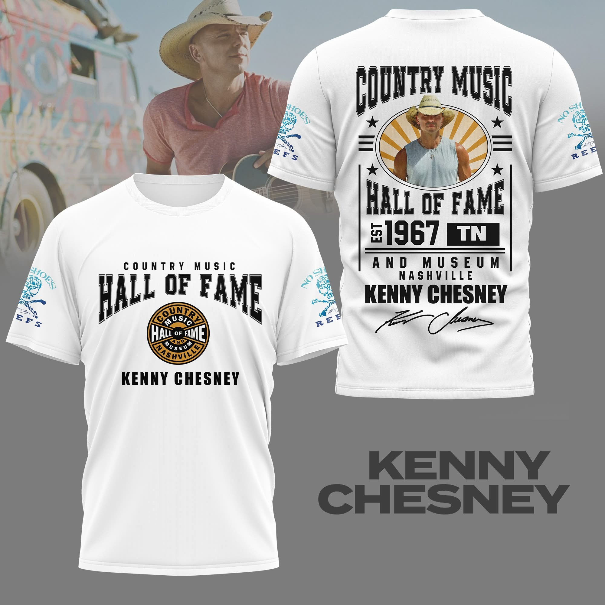 Kenny Chesney Country Music Hall Of Fame T-Shirt Signature Gifts For Kenny Chesney Fans