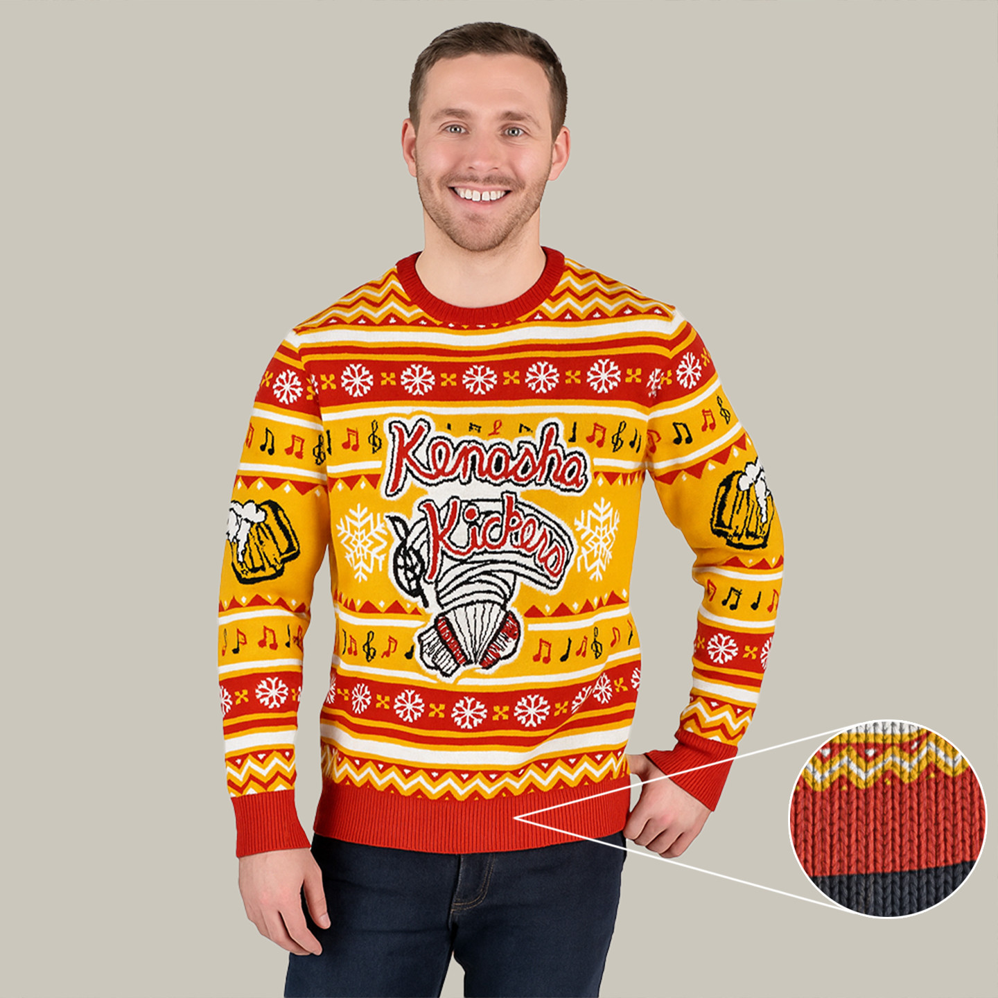 Kenosha Kickers Band Ugly Christmas Sweater Silly Christmas Sweaters Christmas Gift For Son