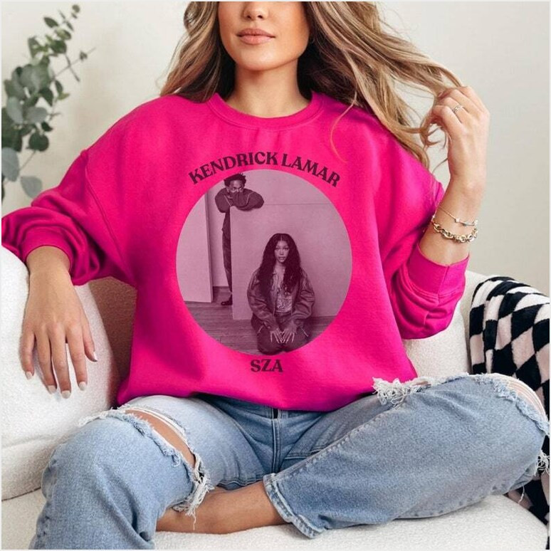 Kenrick Lamar & Sza Sweatshirt Concert Sweatshirt Gifts For Brother Merch Clothing Kenrick Lamar & Sza Sweatshirt Concert Sweatshirt Gifts For Brother Merch Clothing