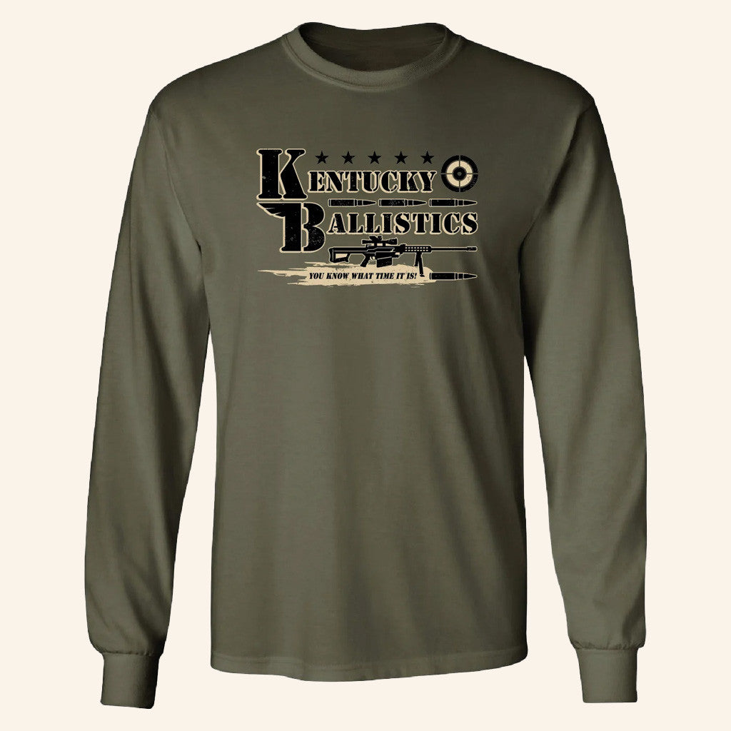 Kentucky Ballistics Merch You Know What Time Long Sleeve T-Shirt Gifts For Father