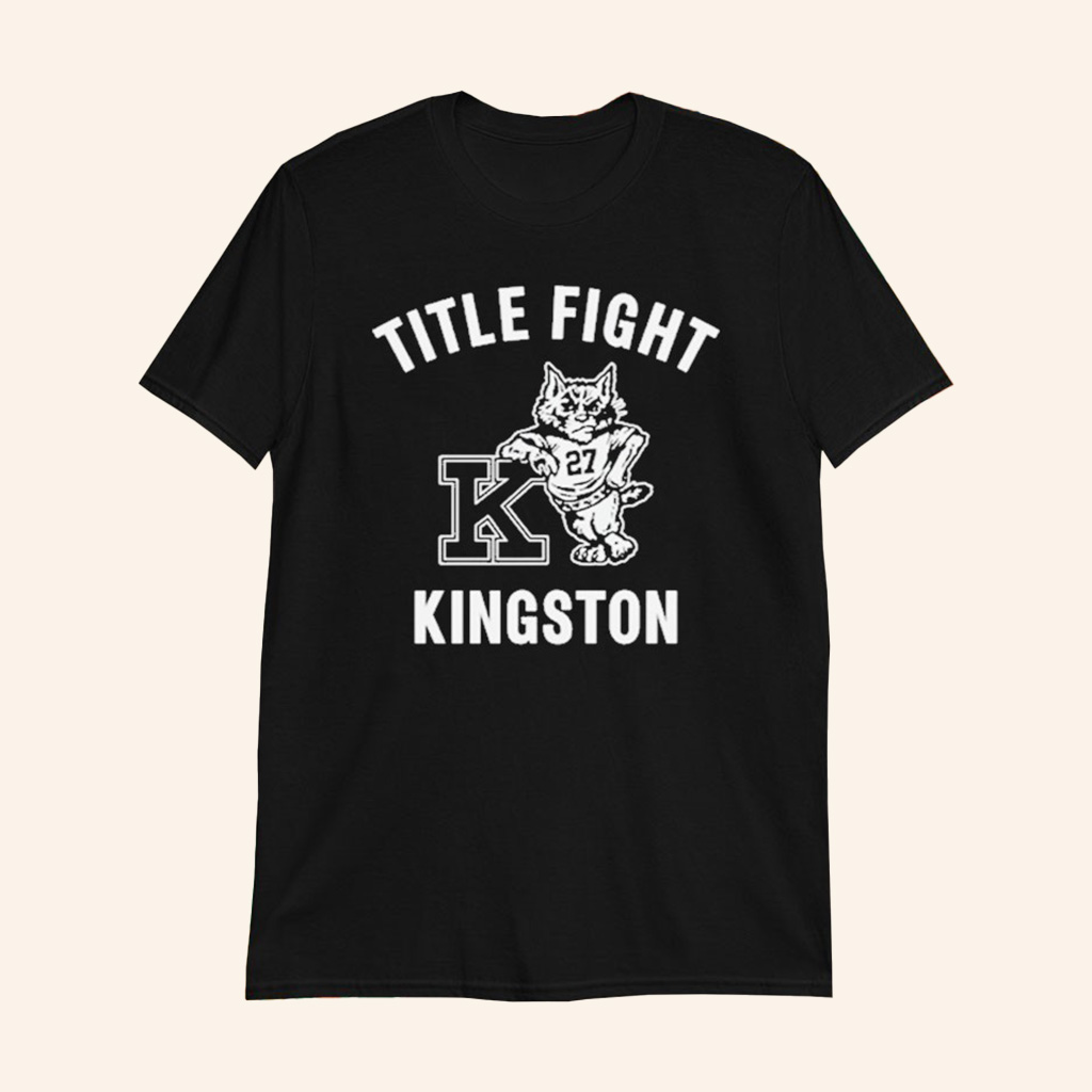 Kentucky Basketball Merch Title Fight Kingston Mascot T-Shirt Gifts For Basketball Fans