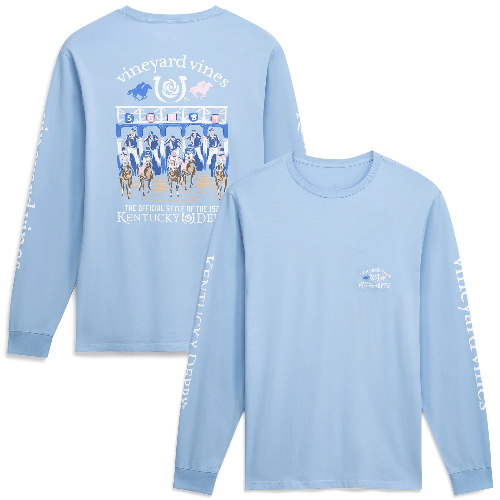 Kentucky Derby 152 Horse Racing Long Sleeve Shirt Kentucky Racing Merchandise Gift For Race Day