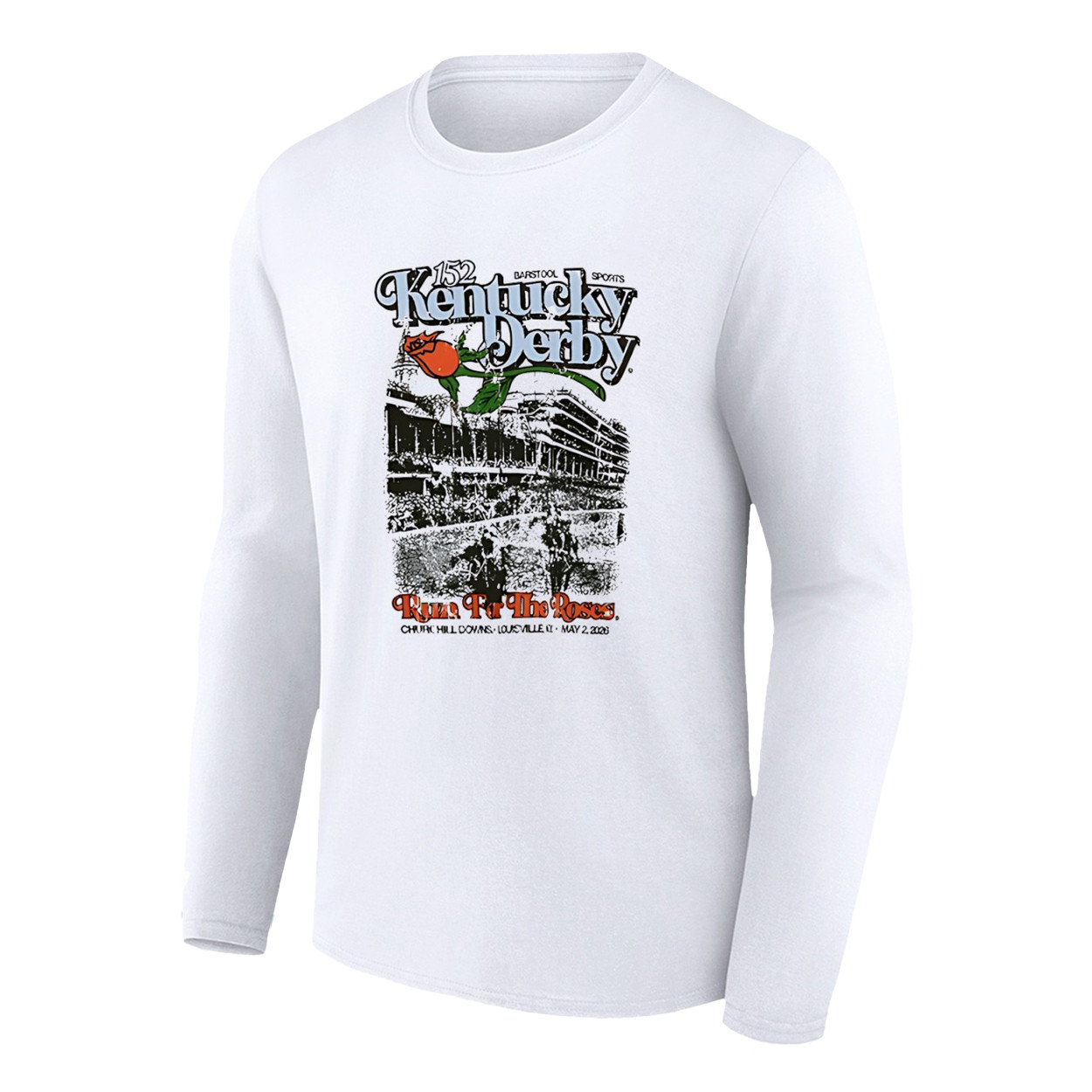 Kentucky Derby 152 Horse Racing Long Sleeve Shirt Run For The Roses Merch Gift For Men