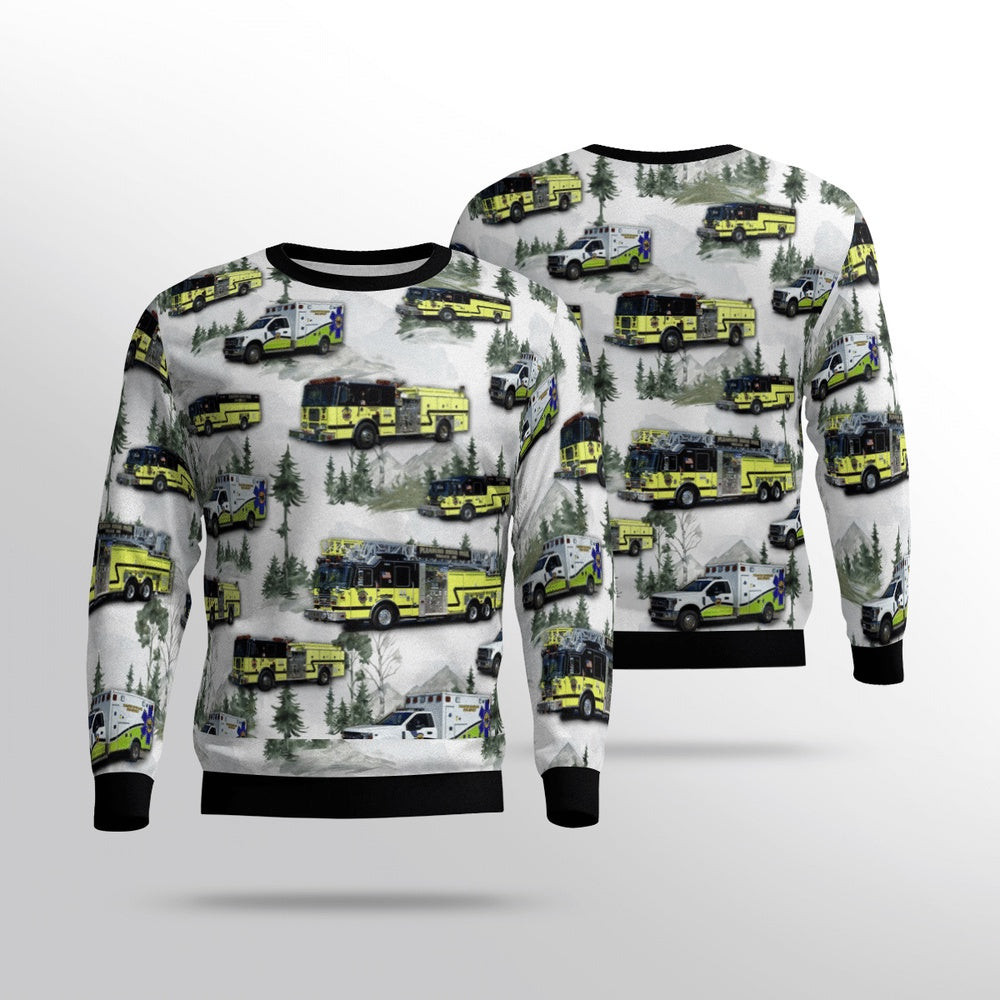 Kentucky Pleasure Ridge Park Fire Protection District Xmas Unisex Sweater Christmas Gifts For Men Women