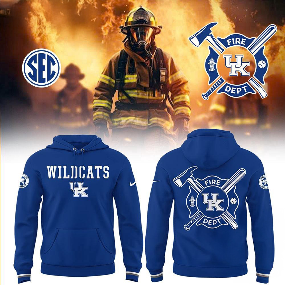 Kentucky Wildcats Baseball x Firefighter Appreciation Night New Hoodie Gift For Fans