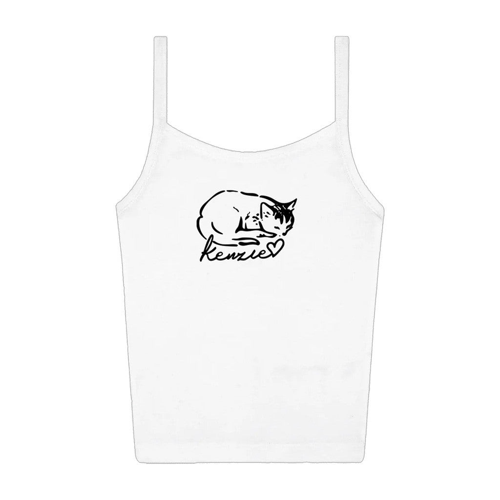Kenzie Official Merch Cat Crop Tank Gifts For Girlfriend