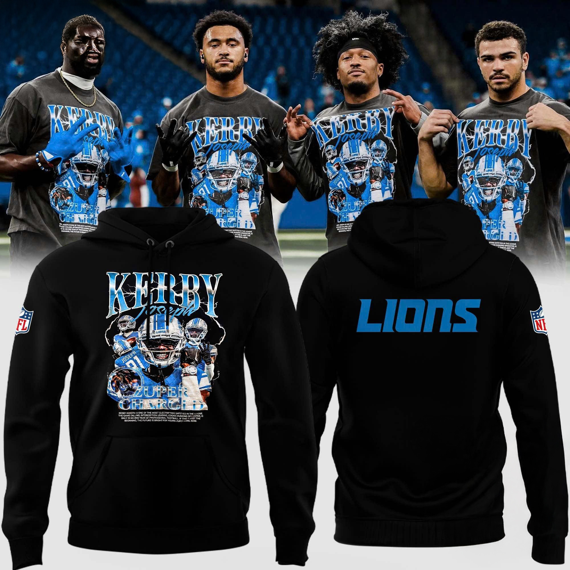 Kerby Detroit Lions 2024 NFL New Limited Hoodie Unique Gifts For Football Fans