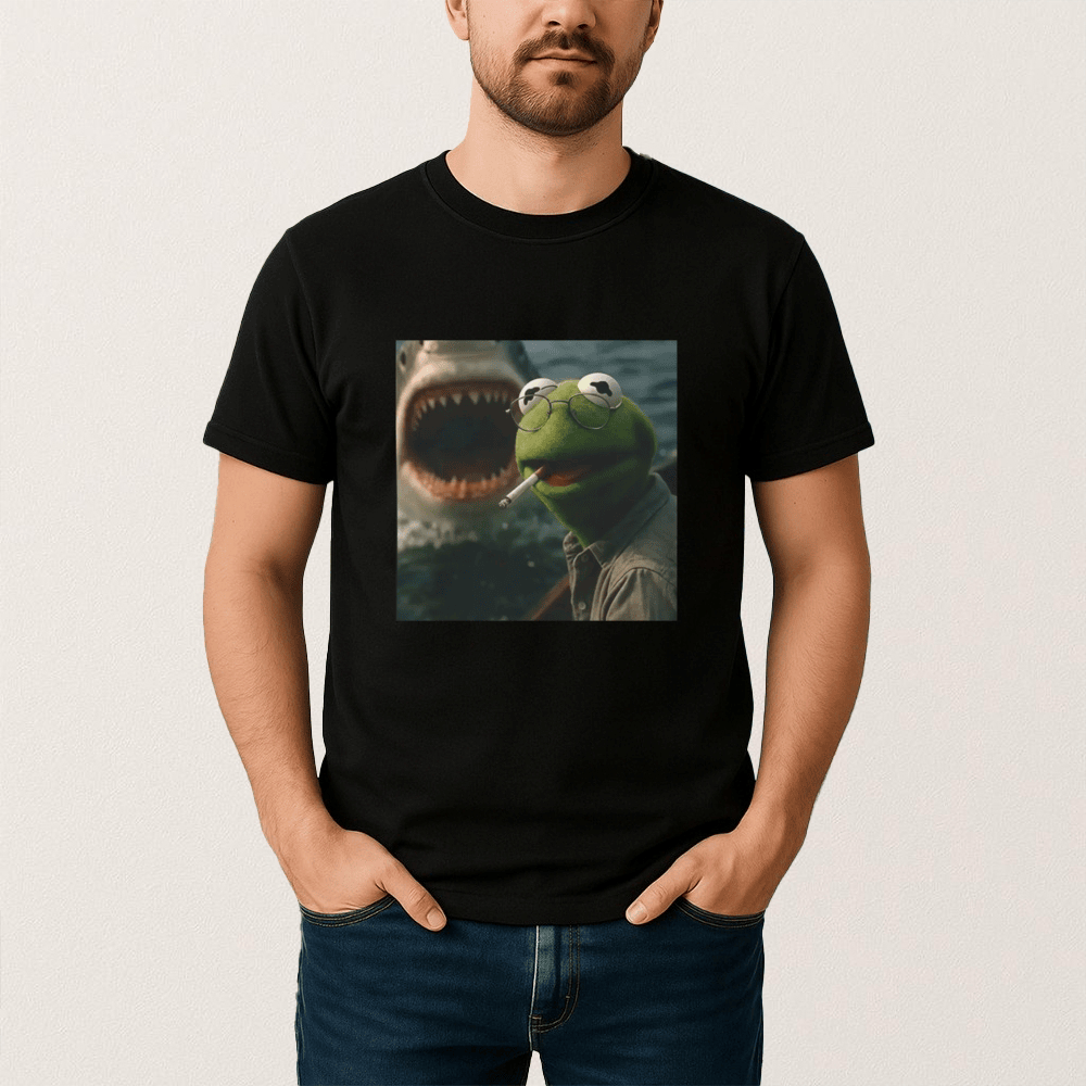 Kermit The Frog Smoking Meme T-Shirt Funny Meme Shirt Sarcastic Gift Ideas