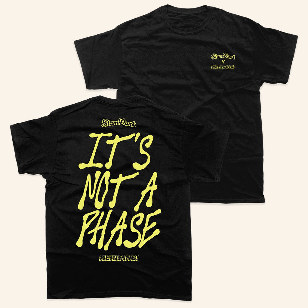 Kerrang Merch Its Not A Phase Black T-Shirt Meaningful Gifts For Boyfriend