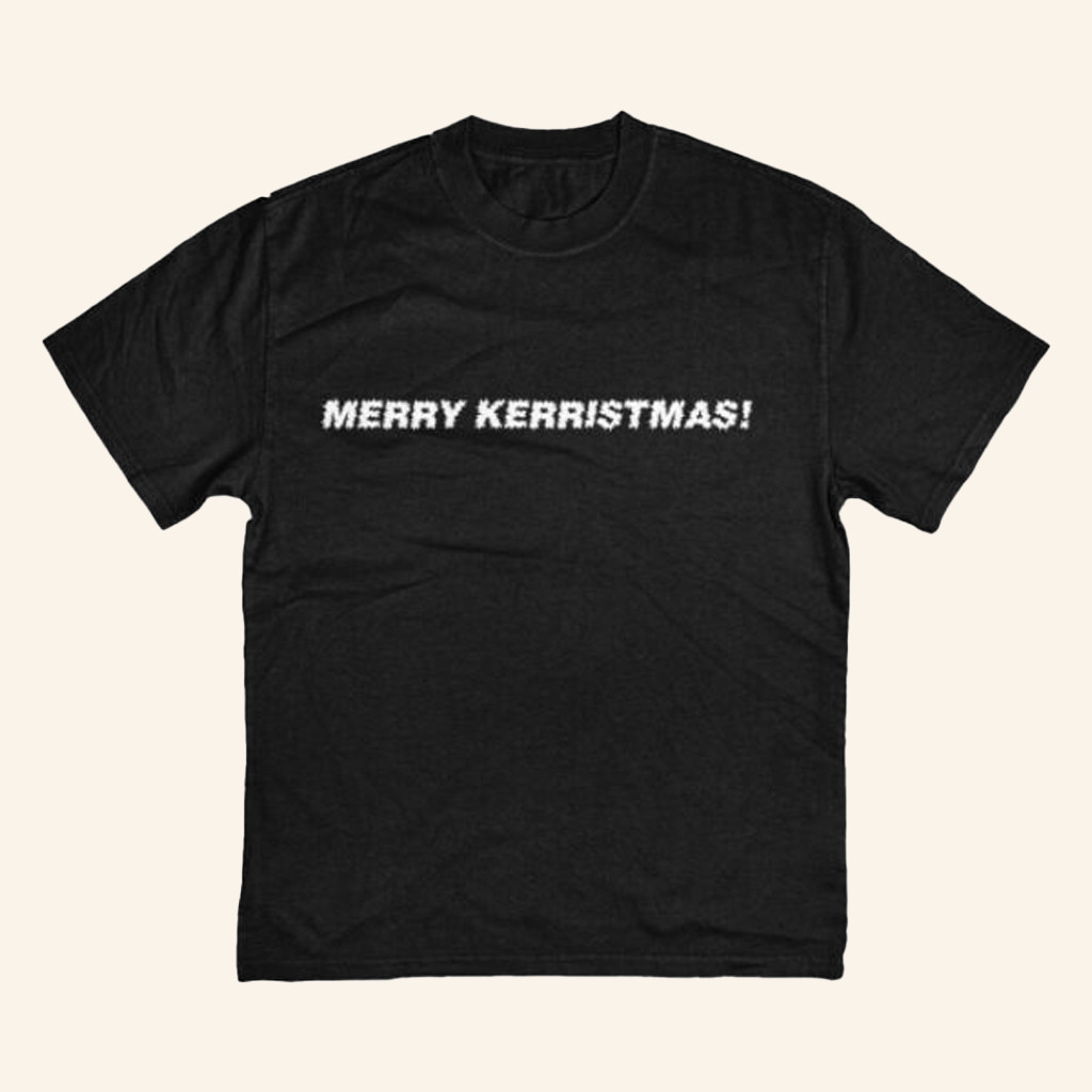 Kerrang Merch Merry Kerristmas Black T-Shirt Christmas Gifts For Him