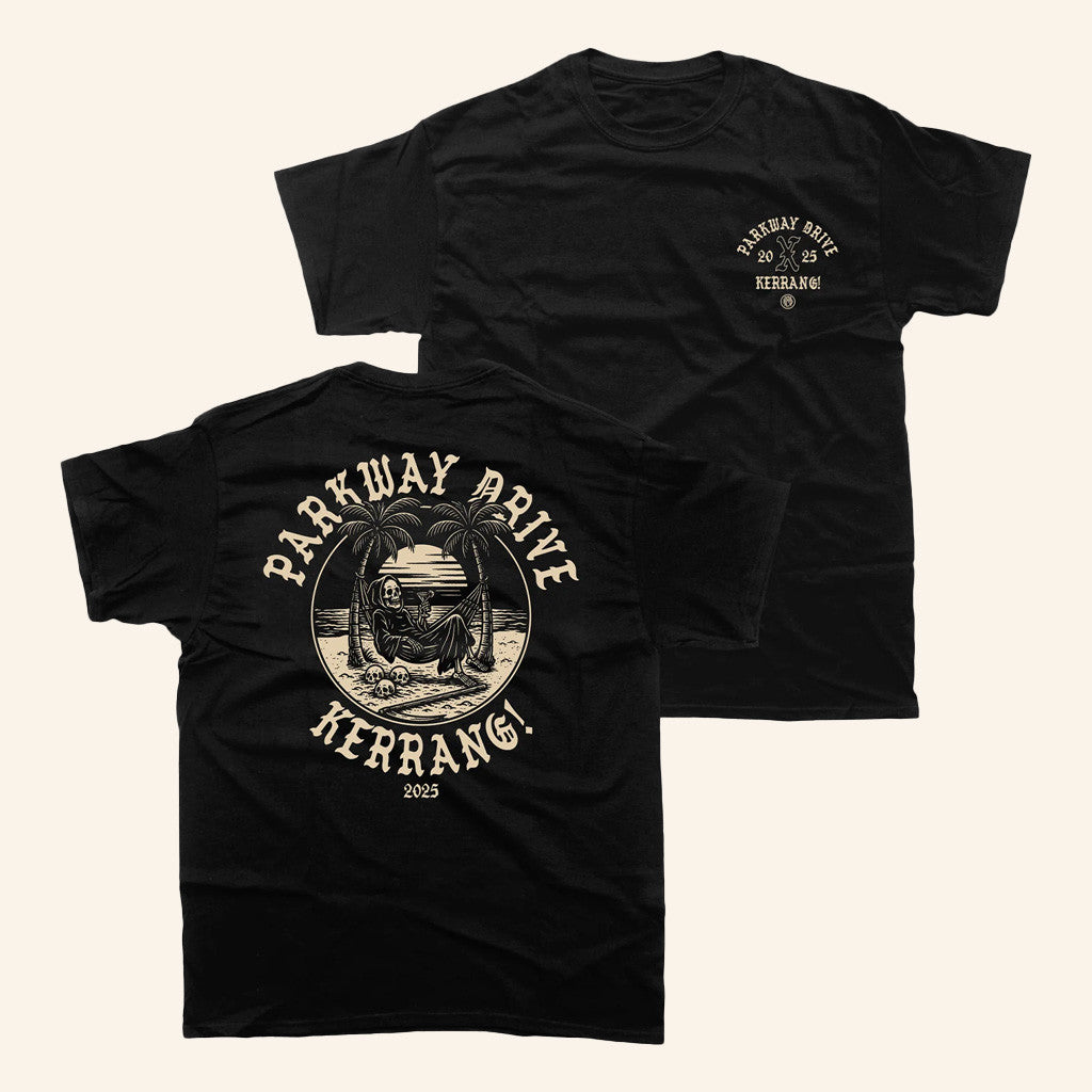 Kerrang Merch Parkway Drive X Kerrang Beach T-Shirt Presents For Dad Kerrang Merch Parkway Drive X Kerrang Beach T-Shirt Presents For Dad