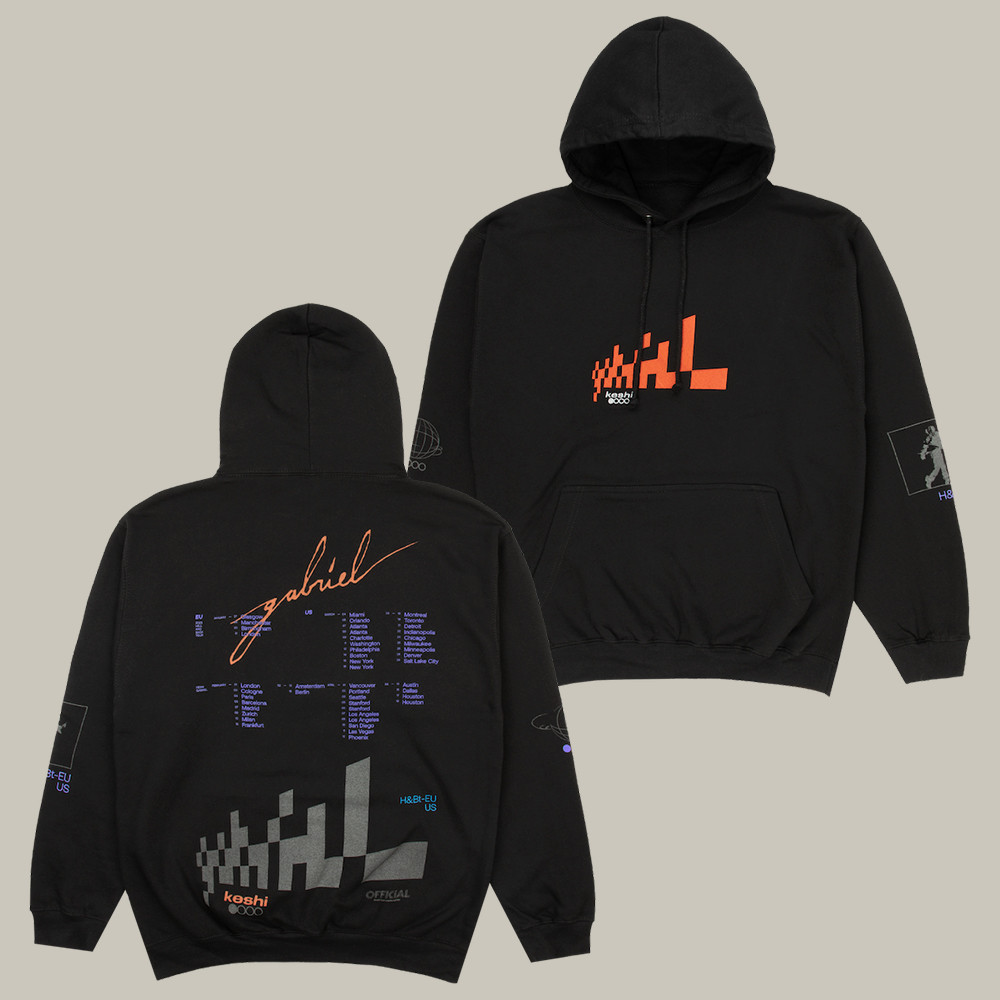 Keshi Music Merch Gabriel Hoodie Hell And Back Tour Hoodie Presents For Men