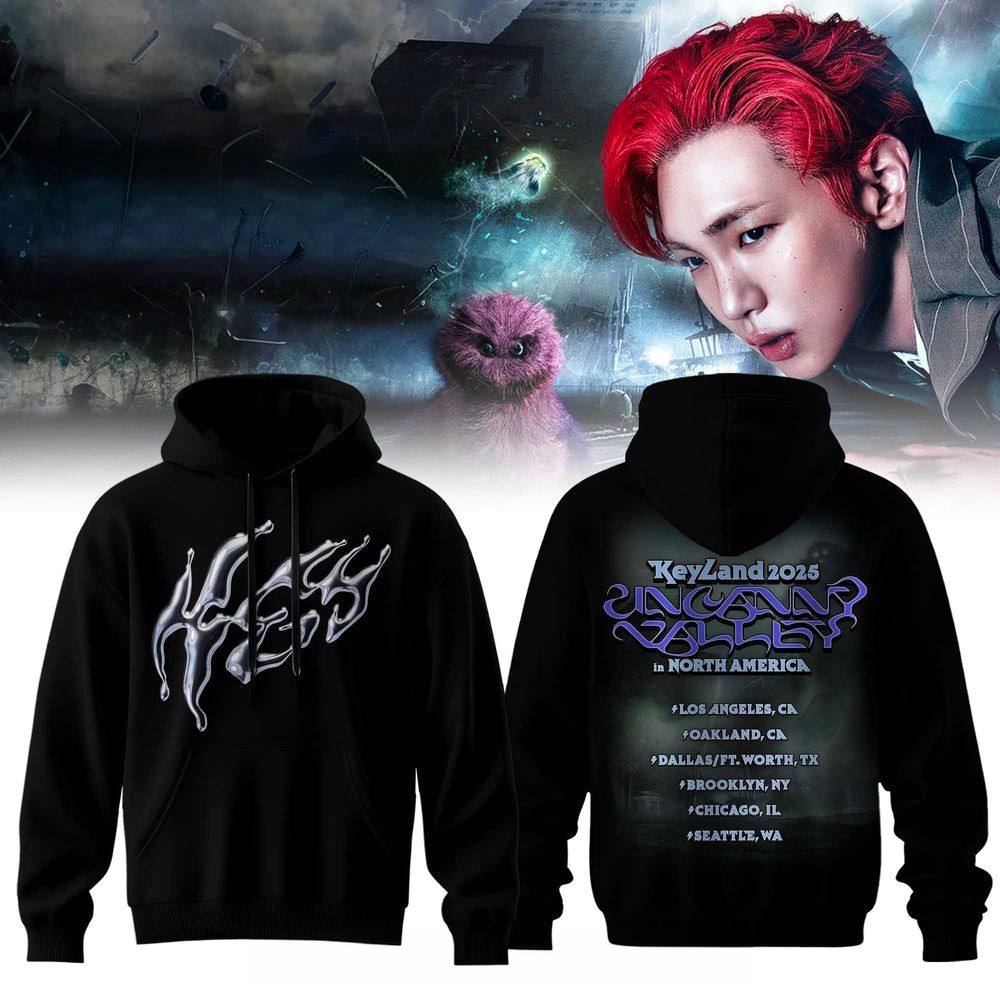 Keyland Uncanny Valley 2025 Tour Hoodie Fan Merch Gift Ideas For Brother