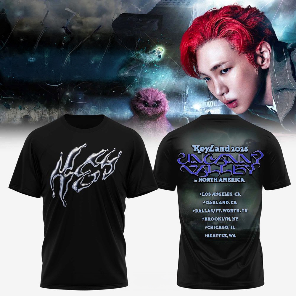 Keyland Uncanny Valley 2025 Tour T-Shirt Fan Merch Gift Ideas For Son