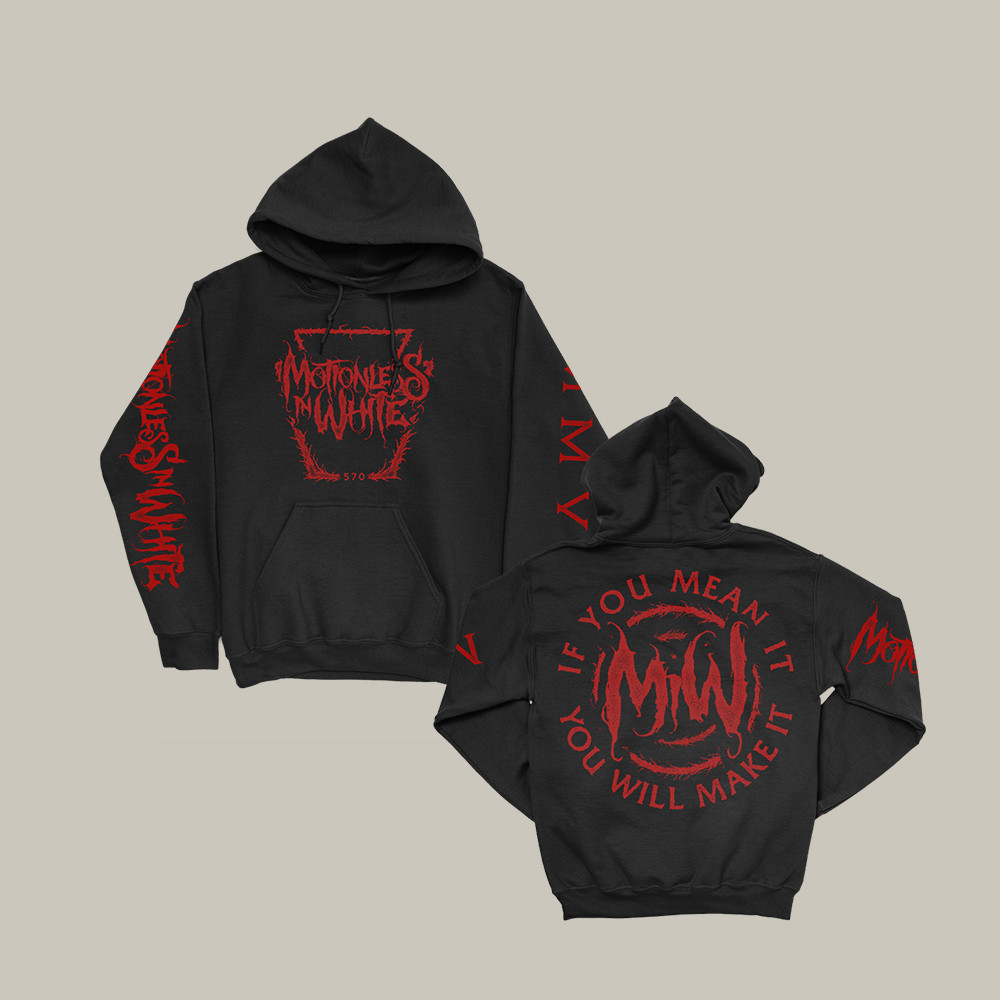 Keystone Motionless In White Hoodie Metalcore Music Apparel Gift For Motionless In White Lovers