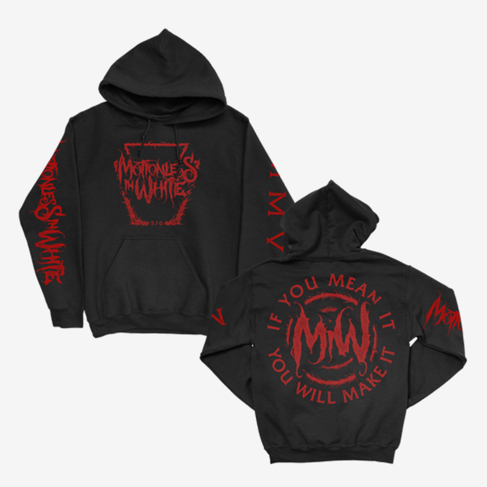 Keystone Pullover Hoodie Motionless In White Apparel Music Lover Gift