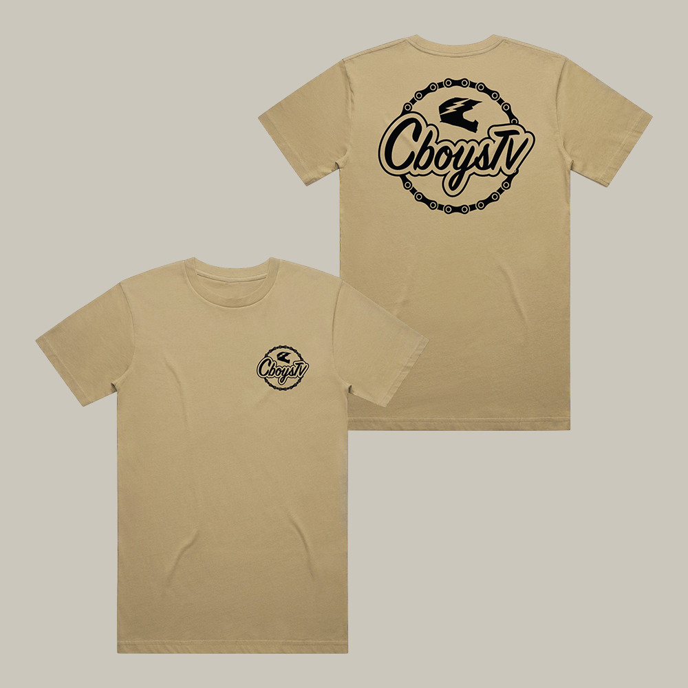 Khaki Chain Gang CBoystv T-Shirt Life Wide Open CBoystv Shirt Streetwear Gift For Friends