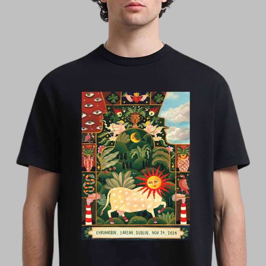 Khruangbin Poster For Show In Dublin At 3Arena On November 24 2024 T-Shirt Khruangbin Merch Friends Gifts Khruangbin Poster For Show In Dublin At 3Arena On November 24 2024 T-Shirt Khruangbin Merch Friends Gifts