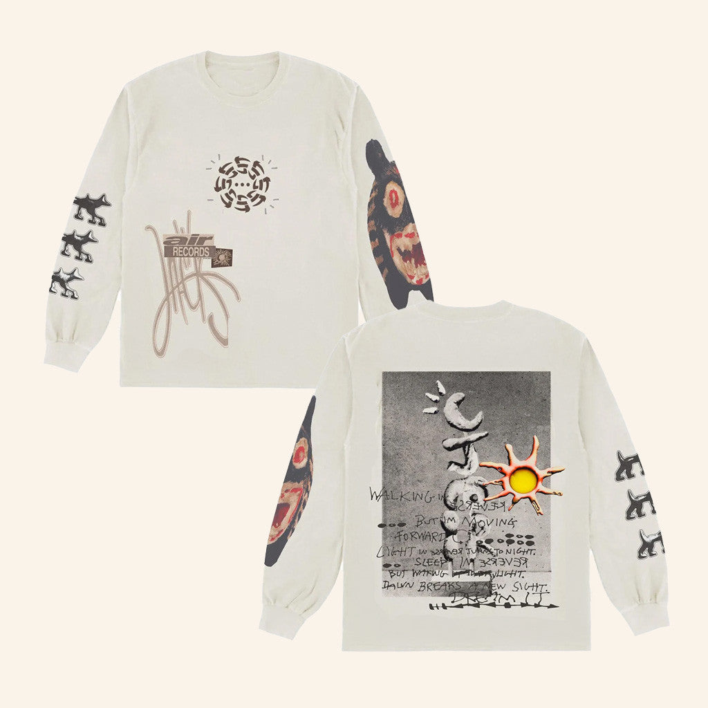 Kicks Crew Merch Travis Scottair Records Long Sleeve T-Shirt Gifts For Fans